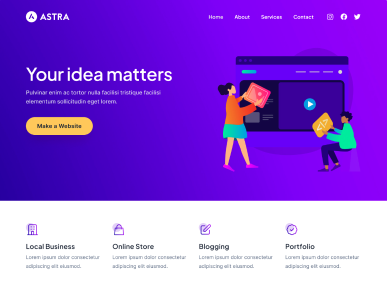 8 个最佳 WooCommerce 主题,让您的电子商务网站大放异彩 7 astra wordpress 主题