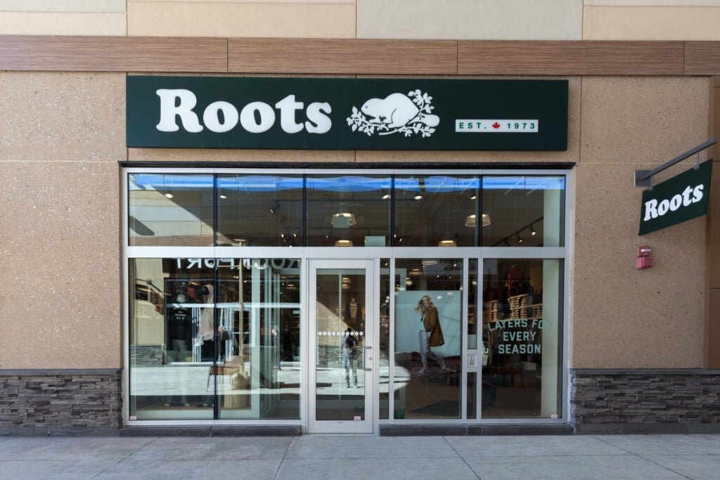 Roots 品牌店面位于安大略省尼亚加拉市的一家购物中心。